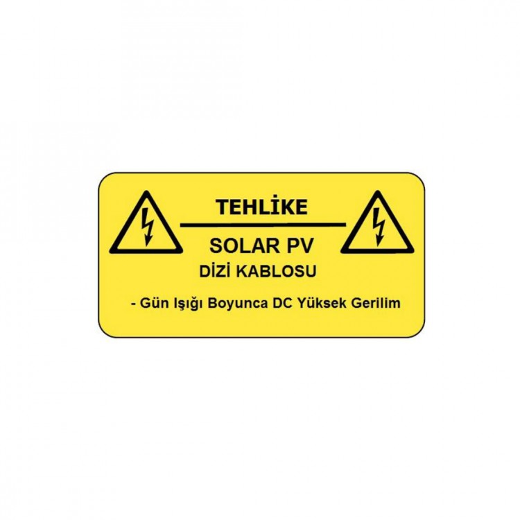 Solar PV Dizi Kablo Levhası Solar PV Dizi Kablo Levhası