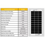 100 Watt Solar Panel Yarı Esnek Mono 100 Watt Solar Panel Yarı Esnek Mono