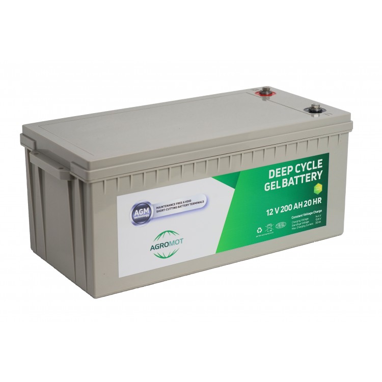 Jel akü 12V 200Ah AGROMOT200 Jel akü 12V 200Ah AGROMOT200